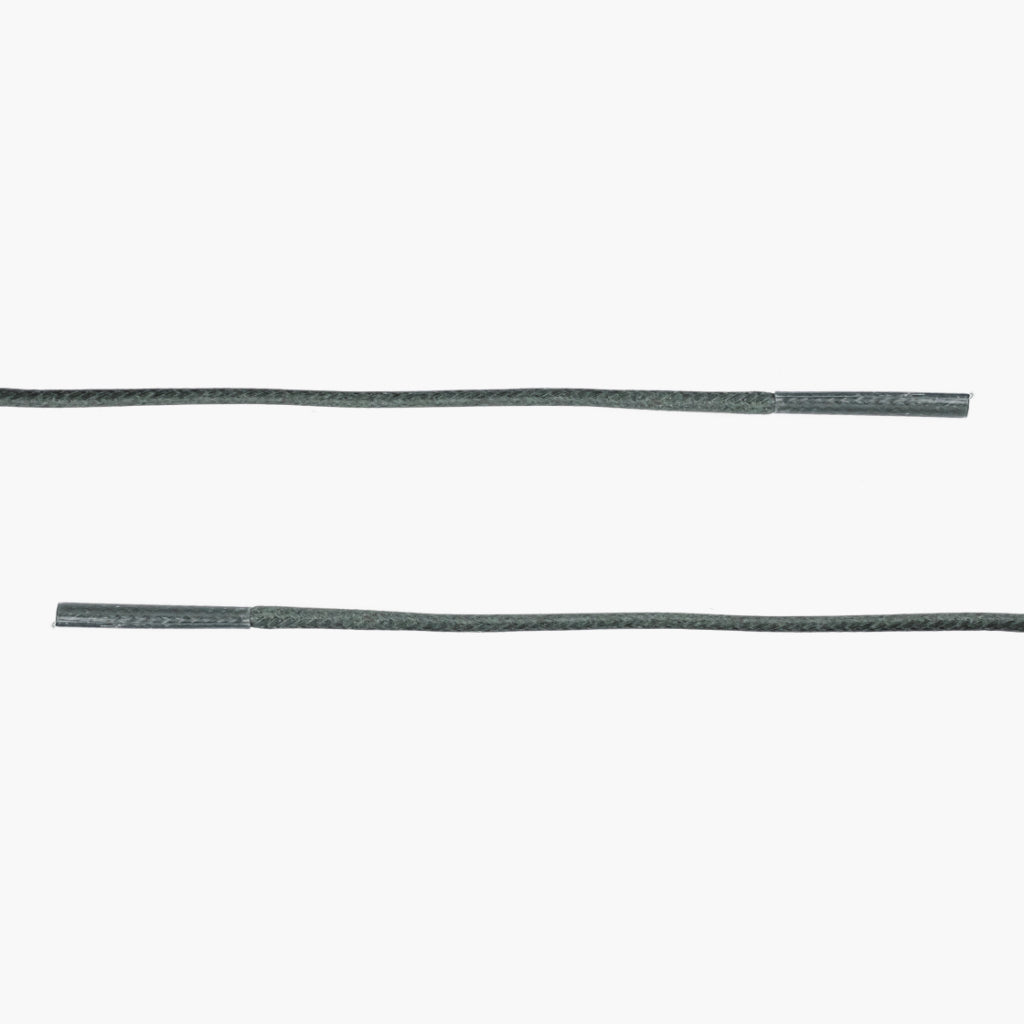 Round Waxed Cotton Laces | Green