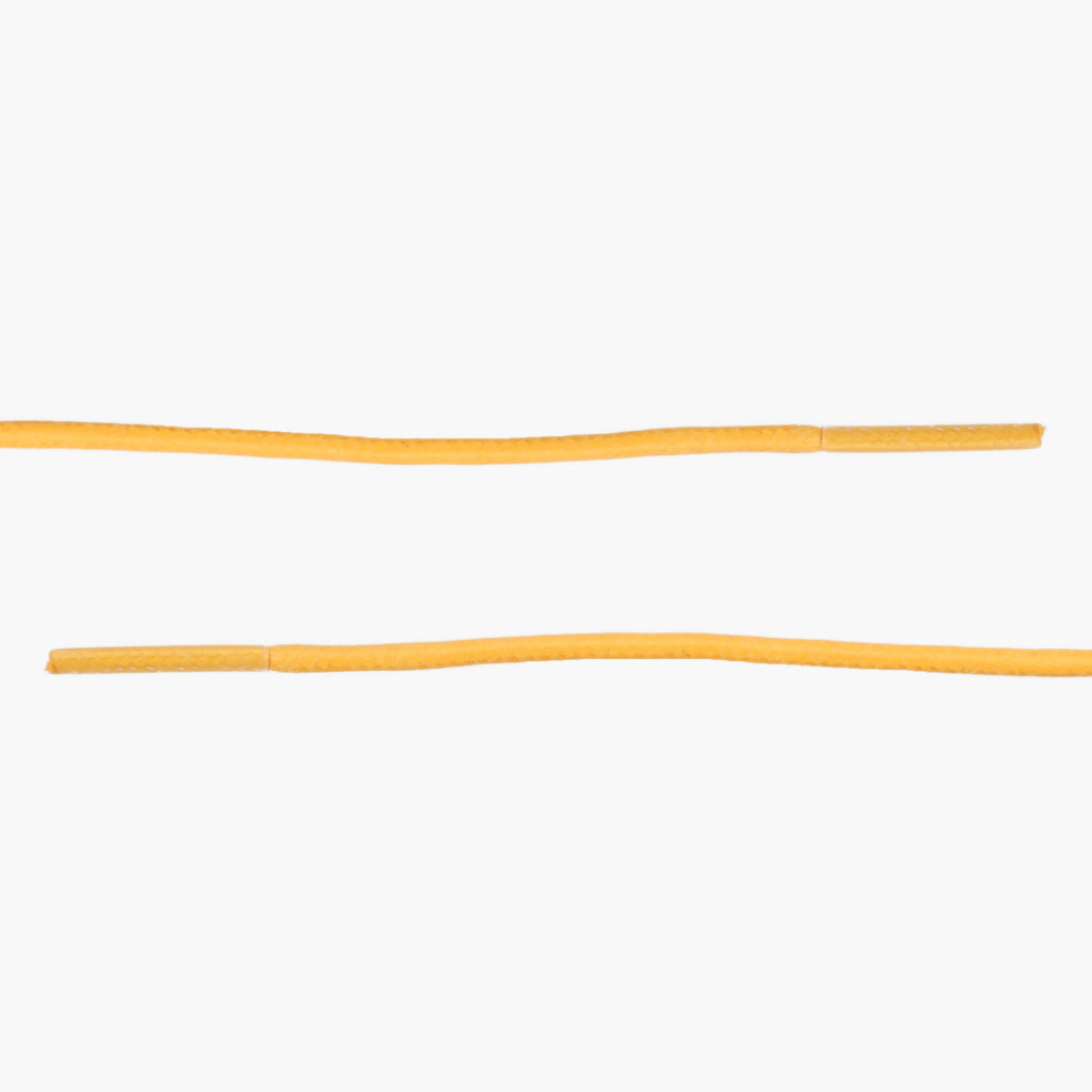 Round Waxed Cotton Laces | Yellow