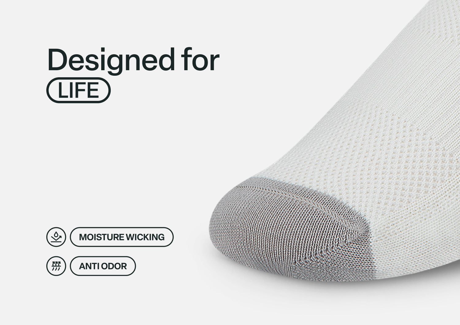 BioSoft Low Cut Sock - White