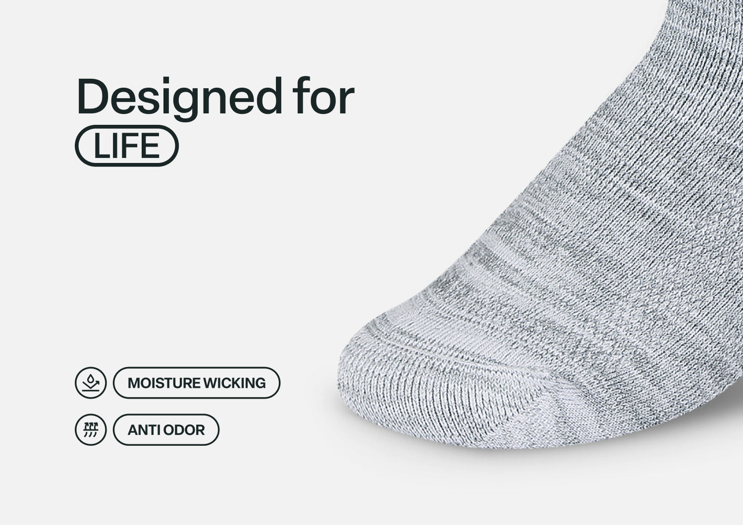 Casual/Dress Socks - Light Gray