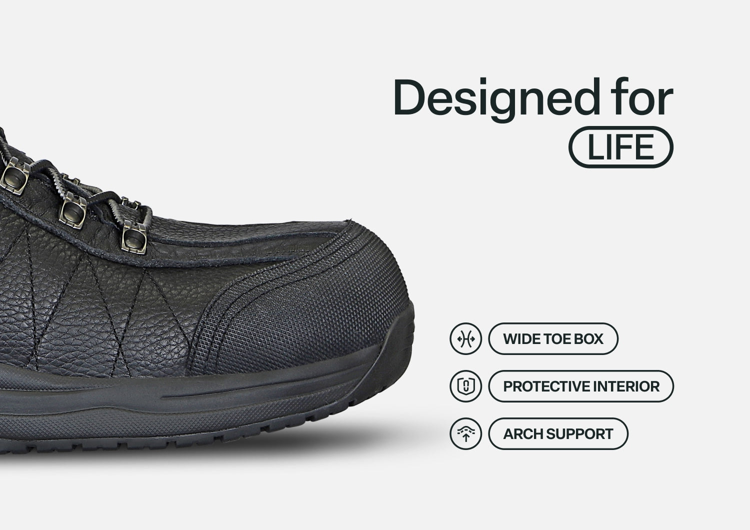 Basalt Work Shoes - Black
