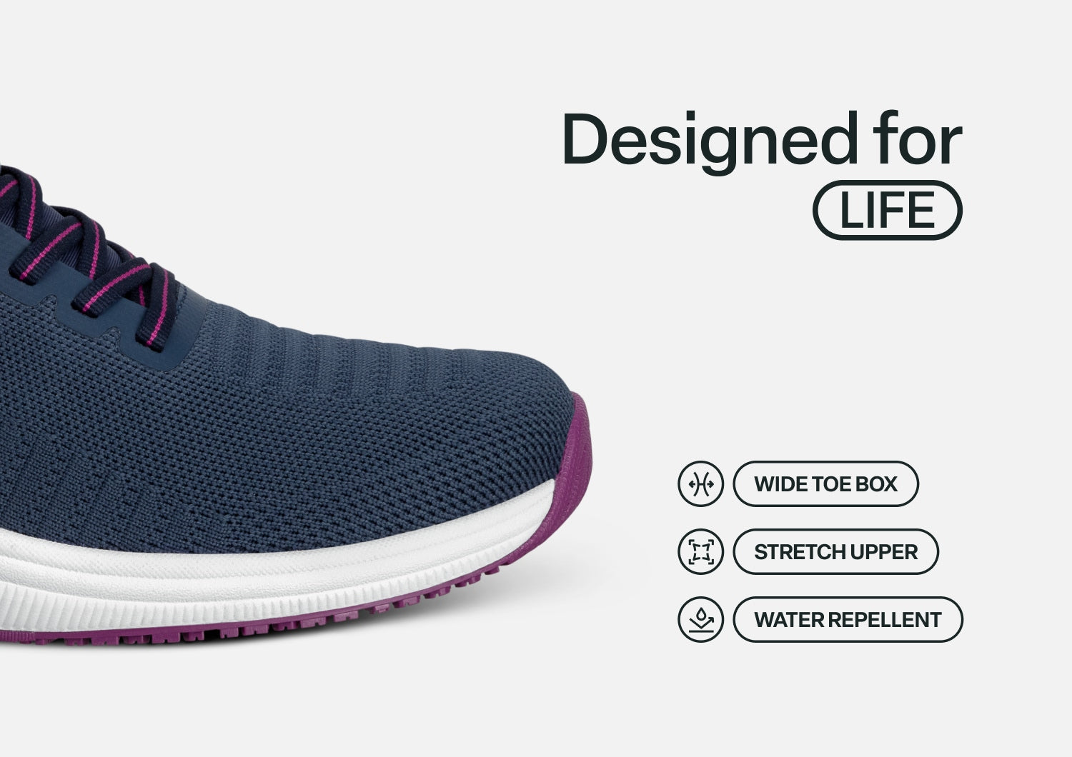 Kita Hands-Free - Navy/Orchid