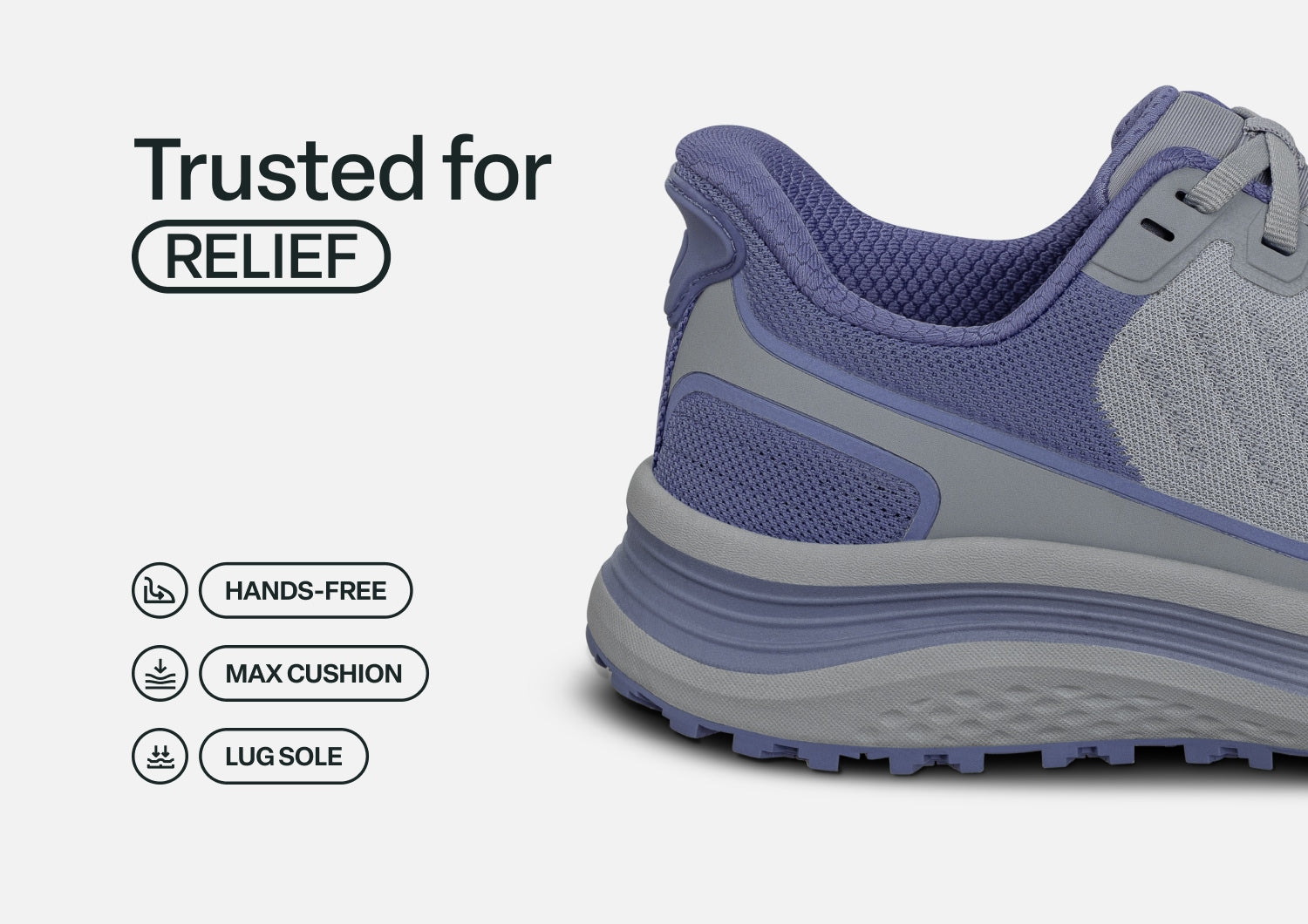 Nira Trail Hands-Free - Gray/Periwinkle
