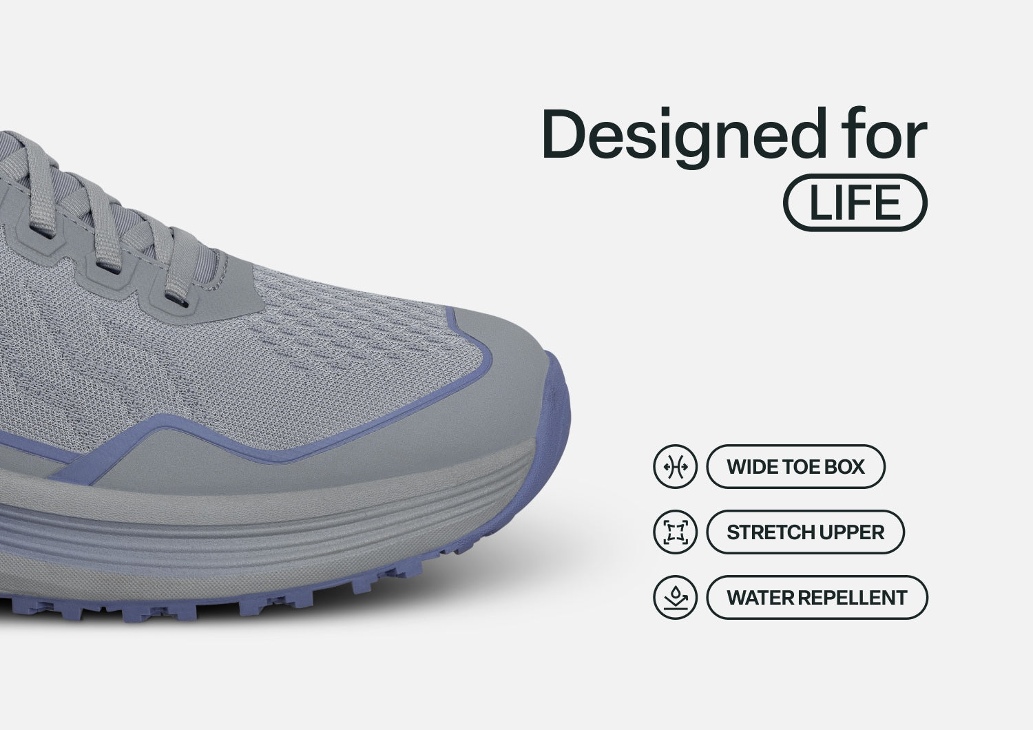 Nira Trail Hands-Free - Gray/Periwinkle