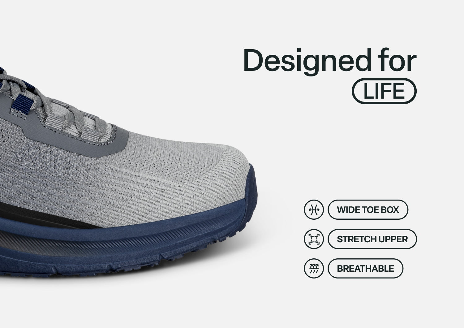 Race - Gray/Navy