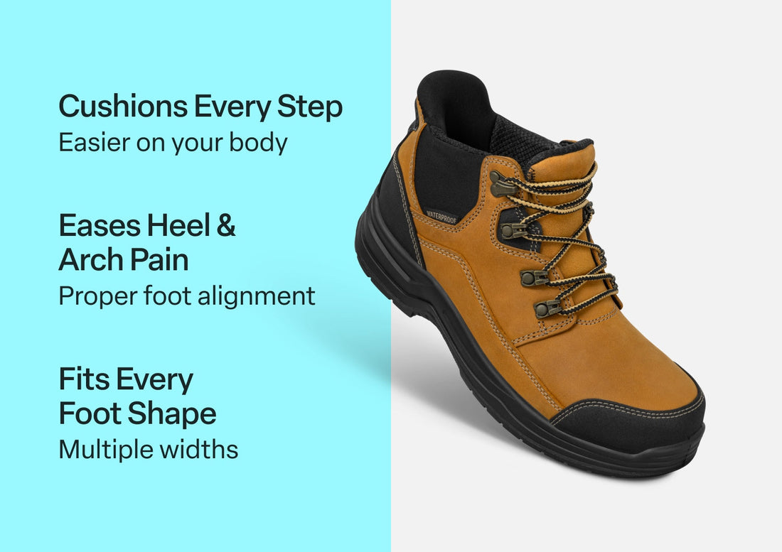 Quartz Hands-Free Work Boots - Wheat