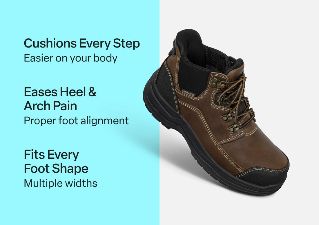 Quartz Hands-Free Work Boots - Brown