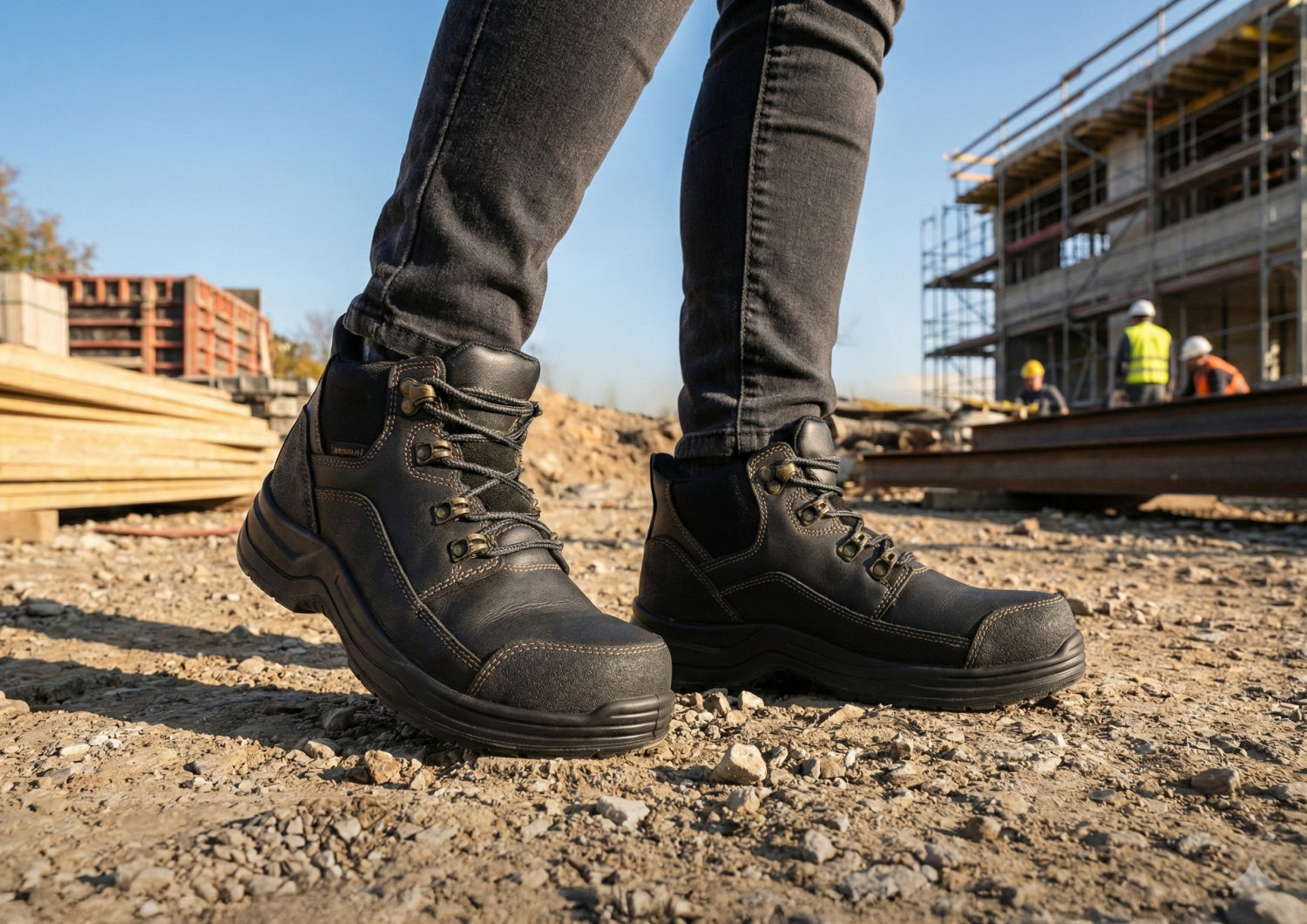 Quartz Hands-Free Work Boots - Black
